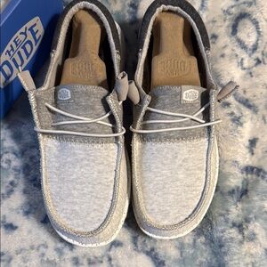 Hey Dude Men's Gray Casual Shoes